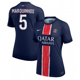 Dámské fotbalový oblečení Paris Saint-Germain Marquinhos #5 Domácí košile 2024-25 Krátkým Rukávem